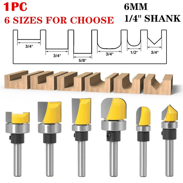 Round groove outlet router bit