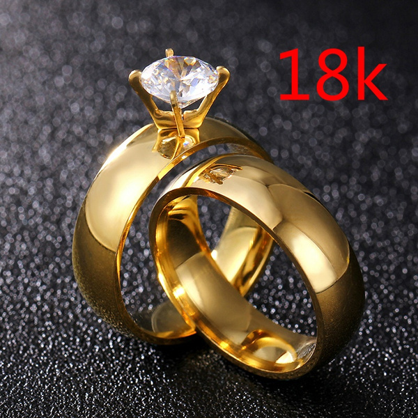 real diamond couple ring