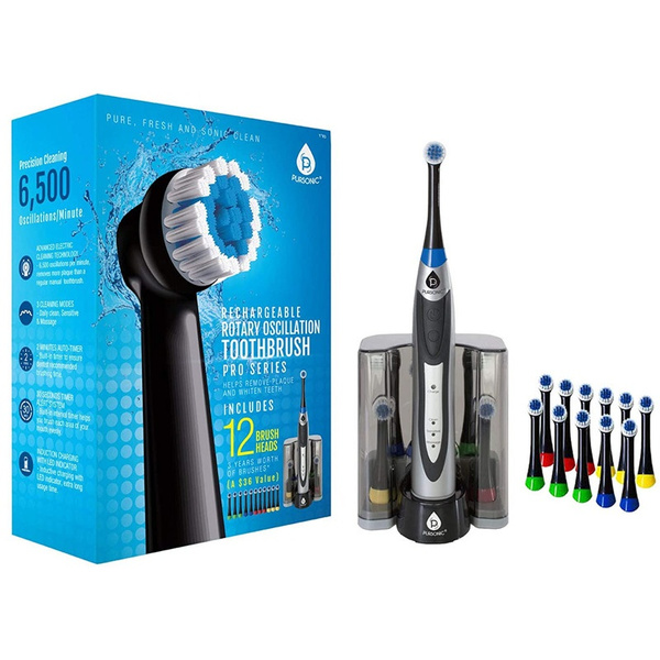 pursonic rechargeable sonic toothbrush