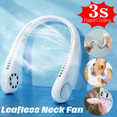 neckbandfan, leaflessfan, neckfan, usb