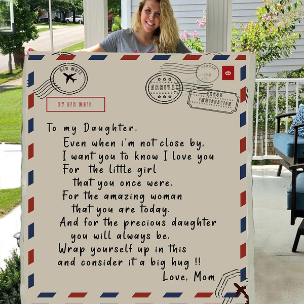 Letter Postcard To My Daughter I Love You Even when i'm not close