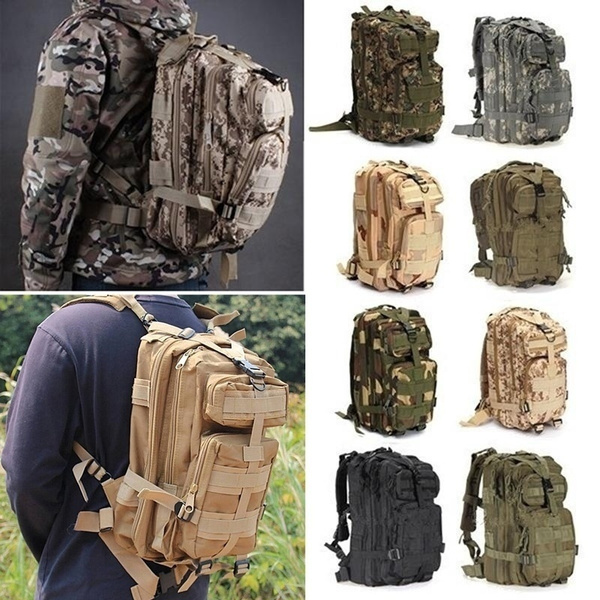 30L Outdoor Military Tactical Rucksacks Hiking Camping Shoulders Backpack New