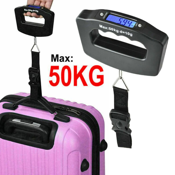 Luggage Scale 50KG Digital Travel Portable Handheld Weighing