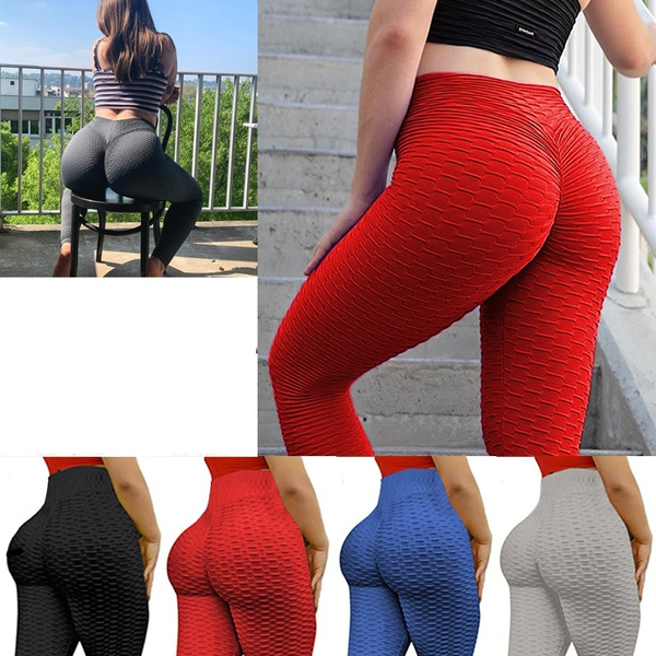 Women's Scrunched Workout Leggings Textured Booty Yoga Pants