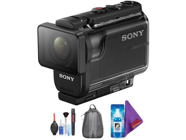 Sony HDR-AS50 Full HD Action Cam with RM-LVR3 Live-View Remote + Pro  Accessories Bundle | Wish