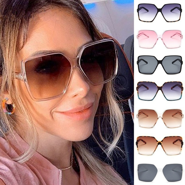 Buy elegante Stylish Big Square Oversized Polarized Sunglasses for Women,  UV Protection Large Size Stylish Goggles ELG-3859P at Amazon.in