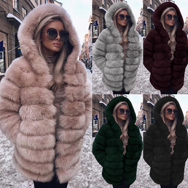 wish faux fur coat