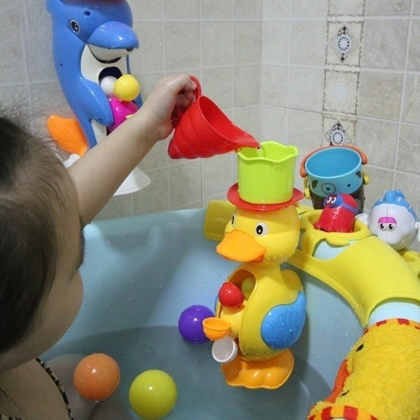 water wheel bath toy