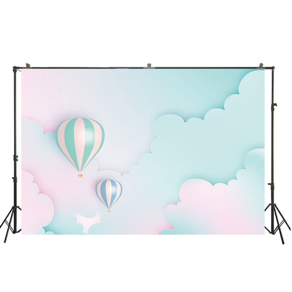 DORCEV 10x6.5ft Up Up and Away Backdrop for Hot Air Balloon Theme Birthday Party Baby Shower Photography Background Pink Floral Balloon Rabbit Infant Girl Artistic Portrait Photo Shoot Studio Props DORCEV 10x6.5ft Up Up and Away Backdrop for Hot Air Balloon Theme Birthday Party Baby Shower Photography Background Pink Floral Balloon Rabbit Infant Girl Artistic Portrait Photo Shoot Studio Props