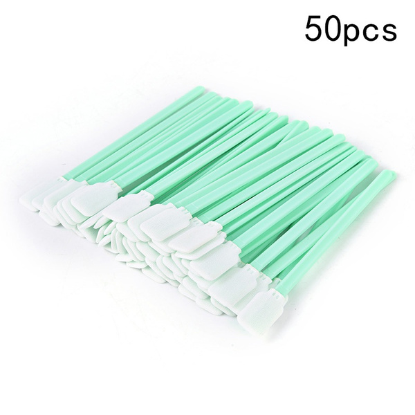 50xCloth Cleaning Swabs Sticks For Cleaning Printer Optical Laboratory Equipm.dr 