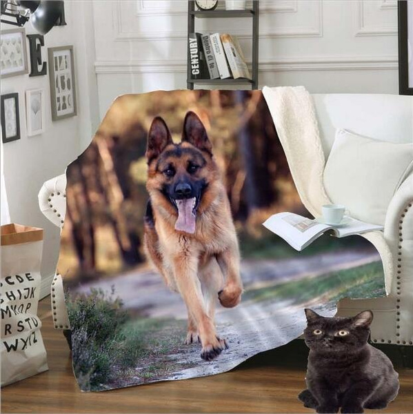 German shepherd 2025 throw blanket