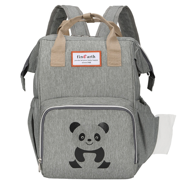 Baby Changing Bag Backpack Baby Care Nappy Bags Large Capacity Multifunction Maternity Bag Gray