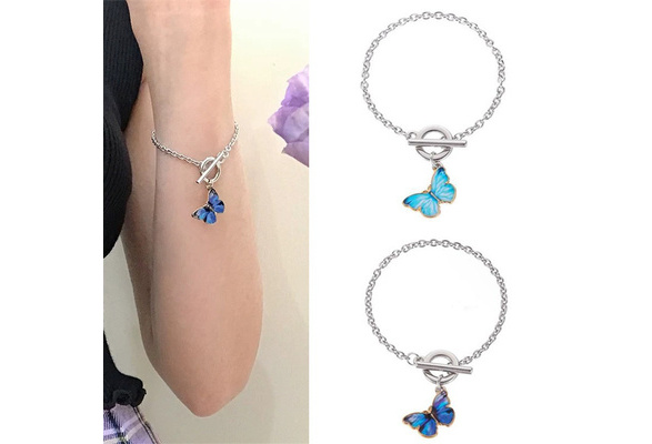 Cute Moon Butterfly Pendant Bracelet – CS Jewellery