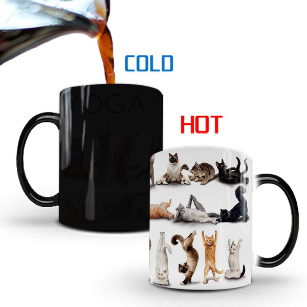 Magic Ceramic Coffee Tea Milk Hot Cold Heat Sensitive Color