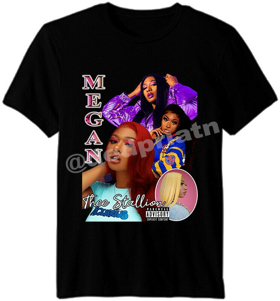 Megan Thee Stallion Gildan Black T 