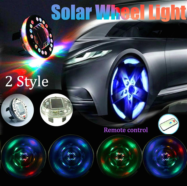 Futuristic Car Accessories : LED tire caps