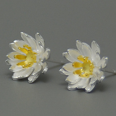 Flowers, plata, Gifts, Jewelry