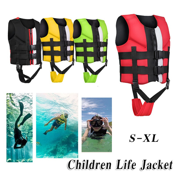 Life Jacket Adult/Children Outdoor Safety EPE Buoyancy Cotton Vest For ...