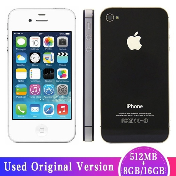 100 Original Apple Iphone 4s 3 5inch Screen 8gb 16gb Unlocked Mobile Phone Ios5 0 A5 Dual Core 8mp Camera Wifi Gps Used Phone Almost New Wish