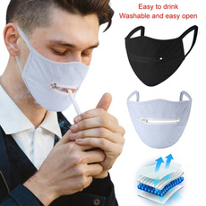 zippermask, washable, Cotton, unisex
