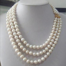 pearls, Chain Necklace, Jewelry, Necklace