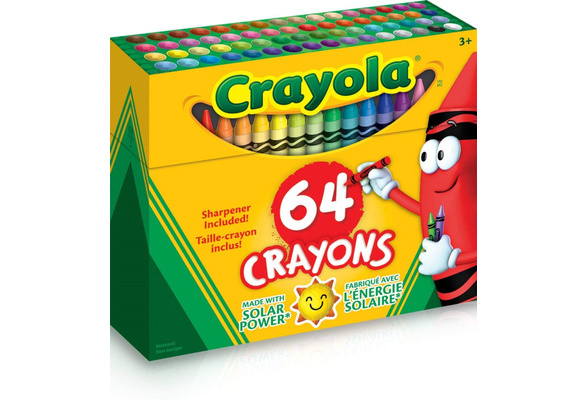 Crayola Crayons with Sharpener, 64 Crayons/Box (52-0064)