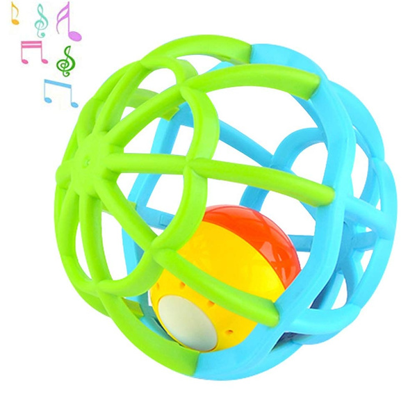 Newborn Baby Rattle Toy Set Musical Toys Bendy Ball Little Boys Girls ...