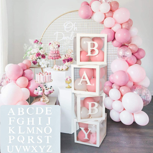 How To, DIY Baby Blocks, Party Props, Baby Shower