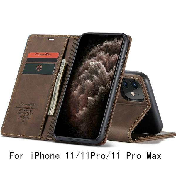 For Iphone 11 11 Pro Case For Iphone 11 Retro Wallet Cover Card Cover For Iphone 5 Se2 6 6s 7 8 Plus Xr Xs 11 Pro Max Leather Case Wish