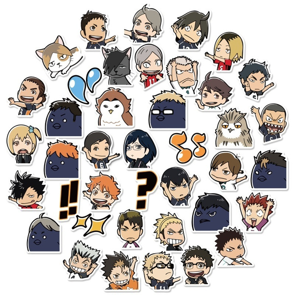 Buy Haikyuu!! All Characters Premium Wall Poster Stickers (45+