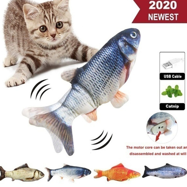 battery operated fish toy for cats