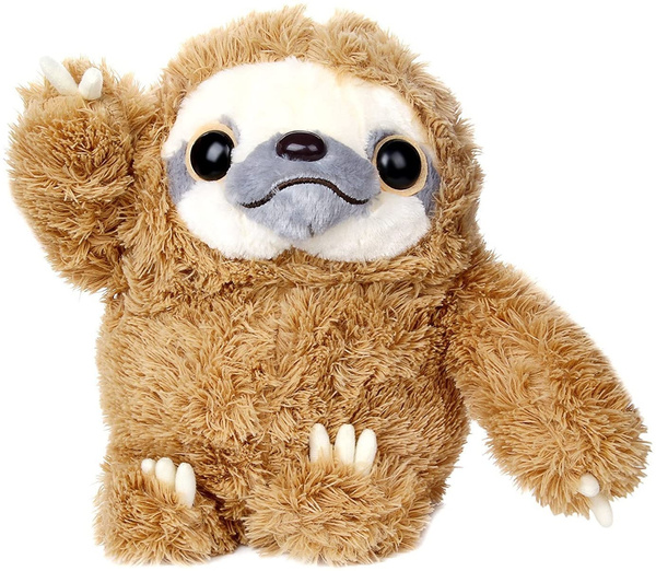 T PLAY Sloth Stuffed Animal Fluffy Stuffed Sloth Plush Toy Soft Three ...