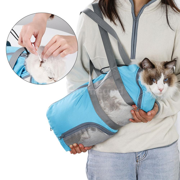 Reversible Small Dog Cat Sling Carrier Bag Travel Double Sided Pouch  Shoulder Carry Handbag | Porteurs d'animaux, Porte chien, Chien chat