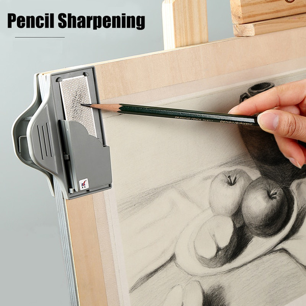 Sharpening a Charcoal Pencil 