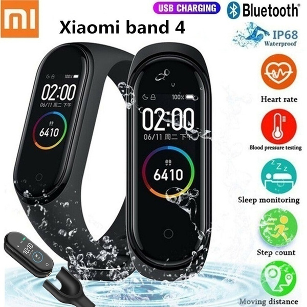 how to check blood pressure in mi band 4