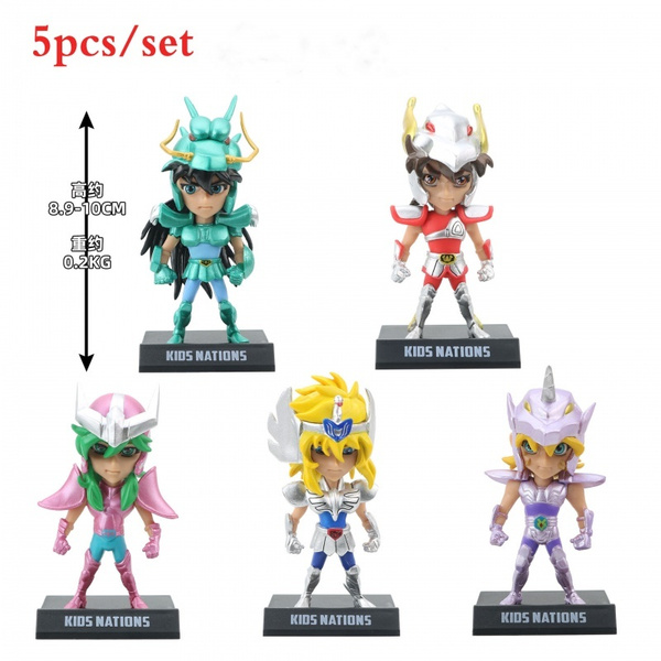 5 PCS/SET Anime Saint Seiya Knights Of The Zodiac Action Figure Doll PVC Figurine Collectible Model Christmas Gift Toy | Wish 5 PCS/SET Anime Saint Seiya Knights Of The Zodiac Action Figure Doll PVC Figurine Collectible Model Christmas Gift Toy | Wish