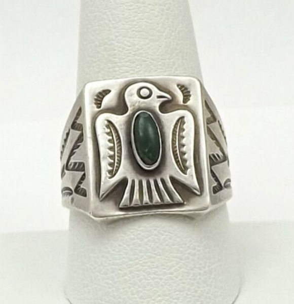 Turquoise thunderbird sale ring