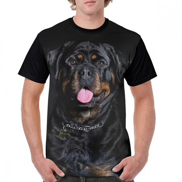 Rottweiler T Shirt Rottweiler T-Shirt Plus Size Casual Graphic Shirt Cute Print Mens Short Sleeves | Wish