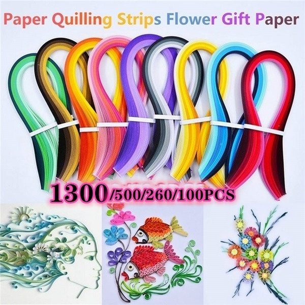 Quilling Paper 260 Strips Assorted Colors
