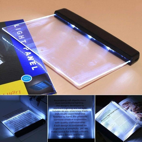 Portable Creative LED Book Light Ultra-thin Flat Reading Light
