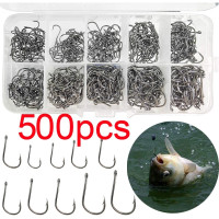 Fishing Circle Hooks Saltwater Fishing Hooks in-Line High Carbon Steel Circle Ho