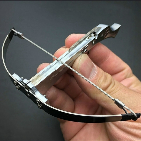 Mini Toothpick Crossbow Stainless Steel Great Unique Gift Item