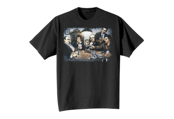 gangsters playing poker t shirt