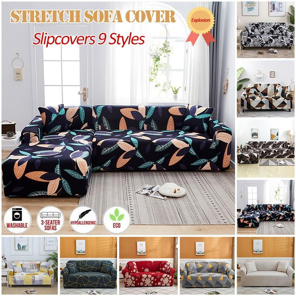 2020 New Stretch Slipcovers Sectional Elastic Stretch Sofa Cover For