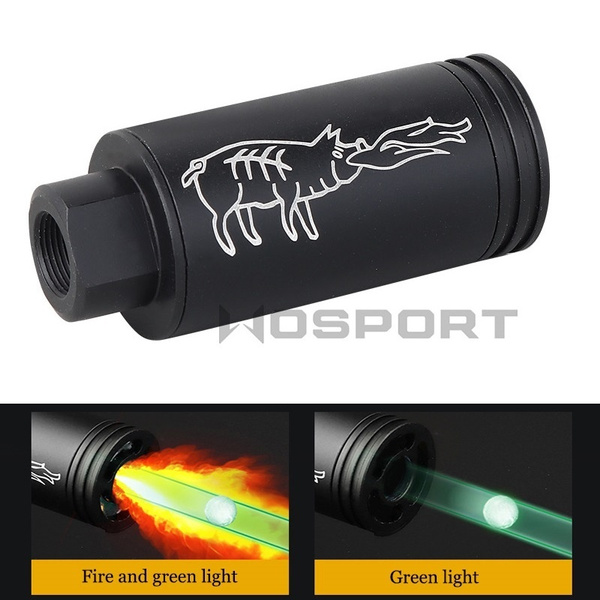Paintball Airsoft Tracer Lighter Tracer Unit Gun Barrel Decorator Spitfire  effect with Fluorescence Handgun Airsoft Accessories