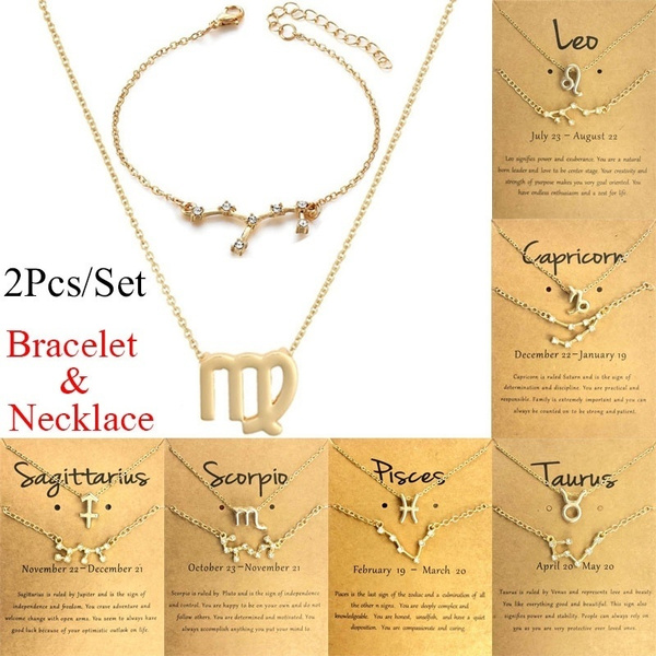 wish zodiac necklace