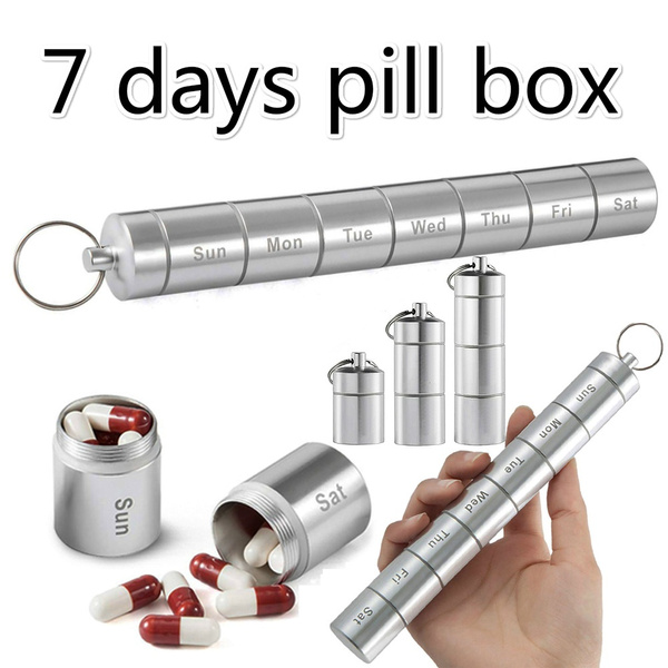 Weekly Pill Organizer Box 7 Day Pill Box Stylish Pill Box Shock