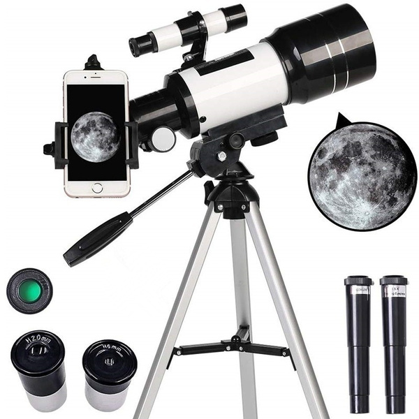 Upgrade F30070M 150X 70mm Aperture 300mm Astronomical Refractor