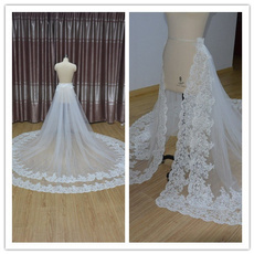 weddingdressoverskirt, Lace, Wedding Accessories, removablelaceskirt