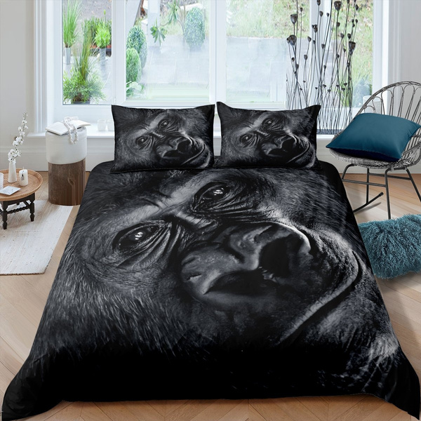 Monkey Comforter Cover Animal Ape, Monkey Duvet Cover